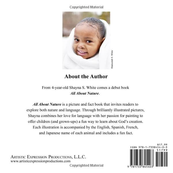Back cover of All About Nature